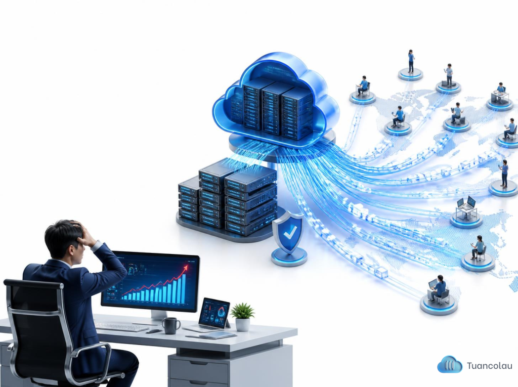 Nhược điểm cloud server doanh nghiệp SME cần biết trước khi chuyển đổi